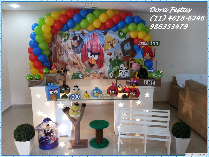 Decoração Angry Birds 