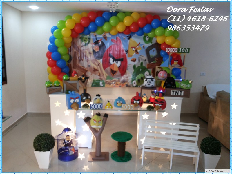 Decoração Angry Birds 
