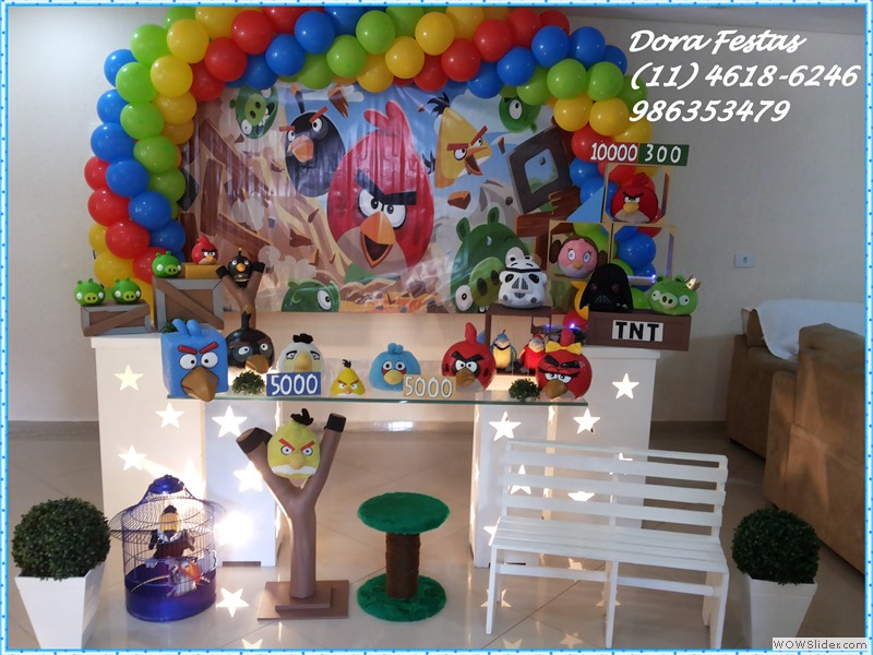 Decoração Angry Birds 