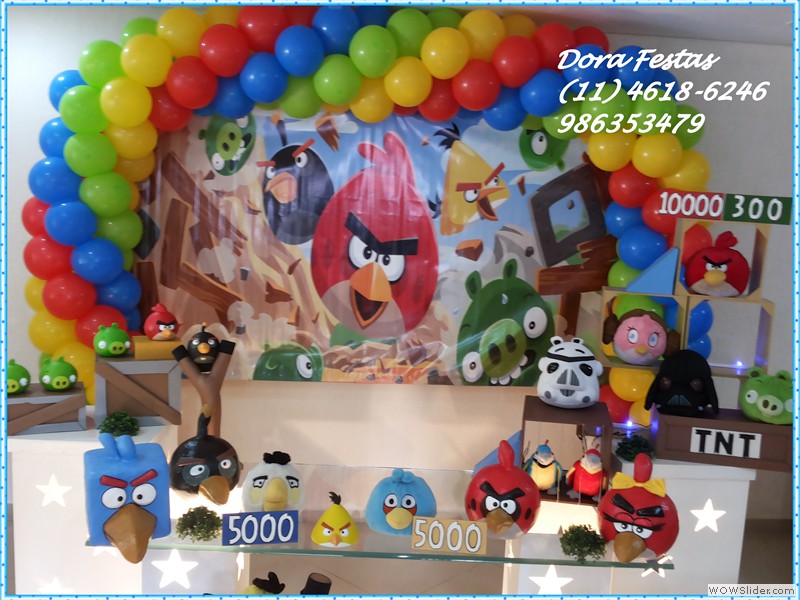 Decoração Angry Birds 