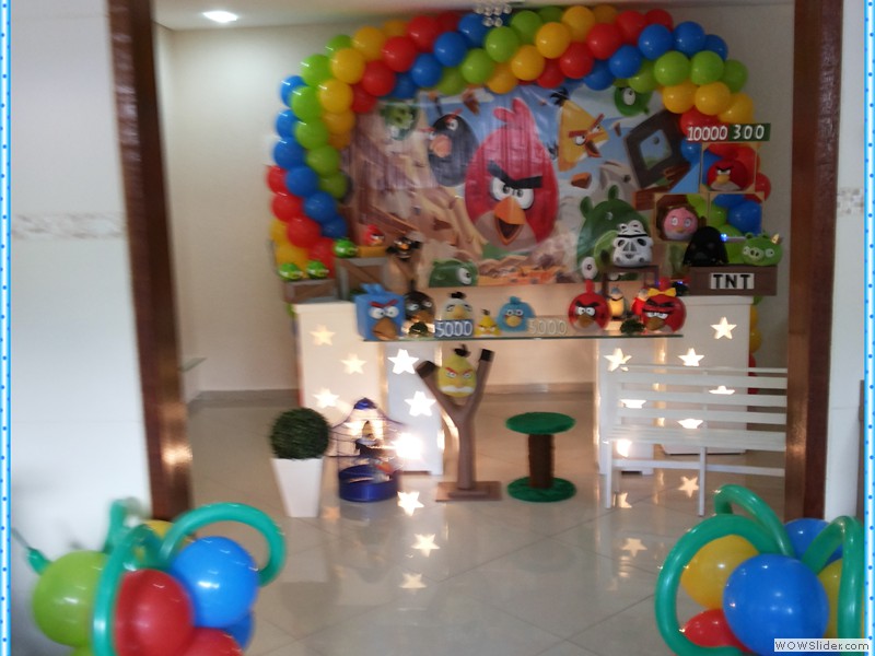 Decoração Angry Birds 