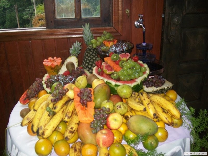 Mesa de frutas